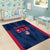 Custom USA Cricket Area Rug Go United States Simple Version - Wonder Print Shop