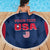 Custom USA Cricket Beach Blanket Go United States Simple Version - Wonder Print Shop