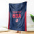 Custom USA Cricket Blanket Go United States Simple Version