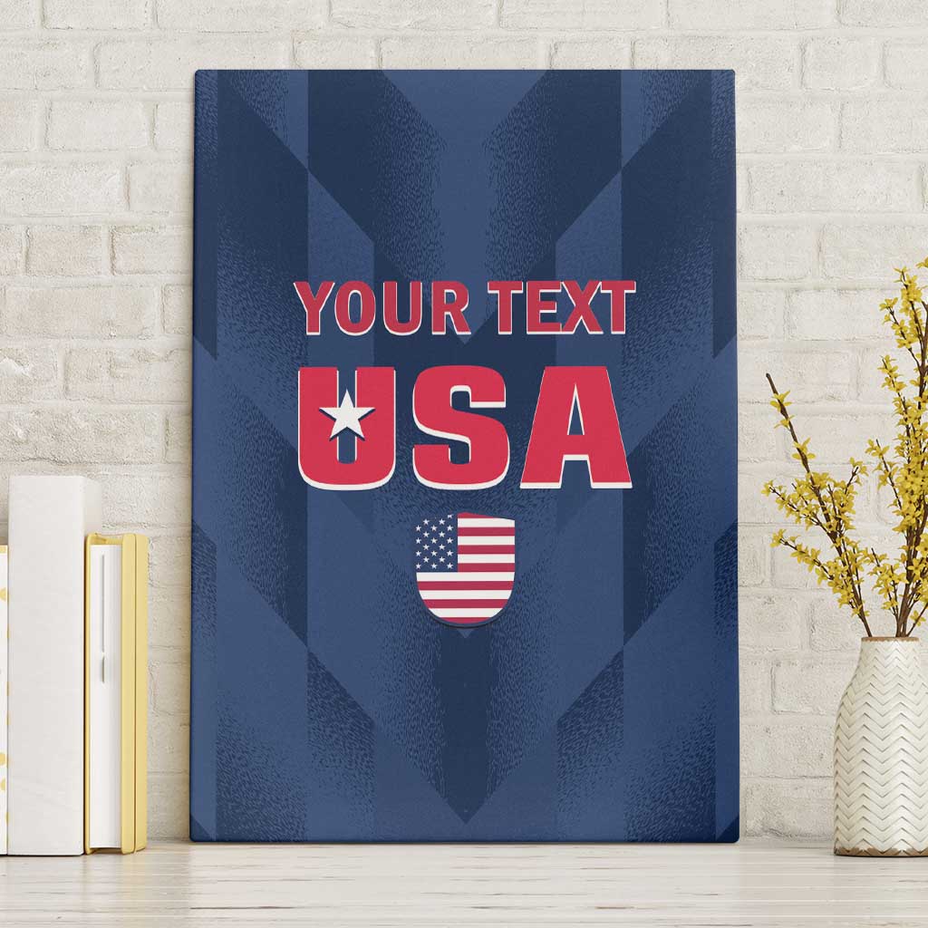 Custom USA Cricket Canvas Wall Art Go United States Simple Version - Wonder Print Shop