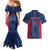 Custom USA Cricket Couples Matching Mermaid Dress and Hawaiian Shirt Go United States Simple Version - Wonder Print Shop