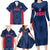 Custom USA Cricket Family Matching Long Sleeve Bodycon Dress and Hawaiian Shirt Go United States Simple Version - Wonder Print Shop