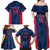 Custom USA Cricket Family Matching Off Shoulder Maxi Dress and Hawaiian Shirt Go United States Simple Version - Wonder Print Shop