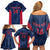 Custom USA Cricket Family Matching Off Shoulder Short Dress and Hawaiian Shirt Go United States Simple Version - Wonder Print Shop