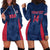 Custom USA Cricket Hoodie Dress Go United States Simple Version - Wonder Print Shop