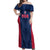 Custom USA Cricket Off Shoulder Maxi Dress Go United States Simple Version - Wonder Print Shop