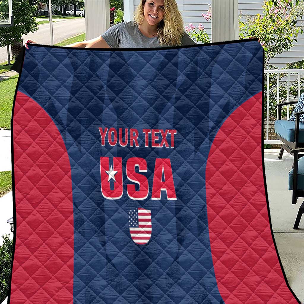 Custom USA Cricket Quilt Go United States Simple Version