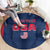 Custom USA Cricket Round Carpet Go United States Simple Version