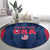 Custom USA Cricket Round Carpet Go United States Simple Version