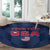 Custom USA Cricket Round Carpet Go United States Simple Version