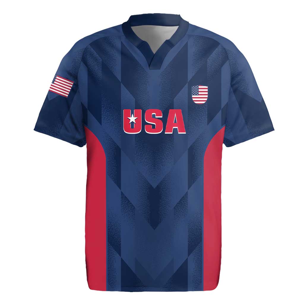 Custom USA Cricket Rugby Jersey Go United States Simple Version