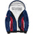 Custom USA Cricket Sherpa Hoodie Go United States Simple Version