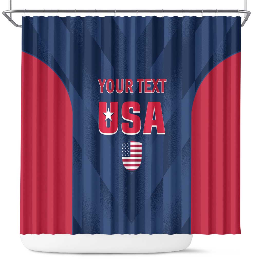 Custom USA Cricket Shower Curtain Go United States Simple Version