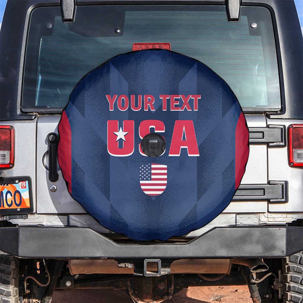 Custom USA Cricket Spare Tire Cover Go United States Simple Version