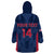 Custom USA Cricket Wearable Blanket Hoodie Go United States Simple Version