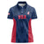 Custom USA Cricket Women Polo Shirt Go United States Simple Version