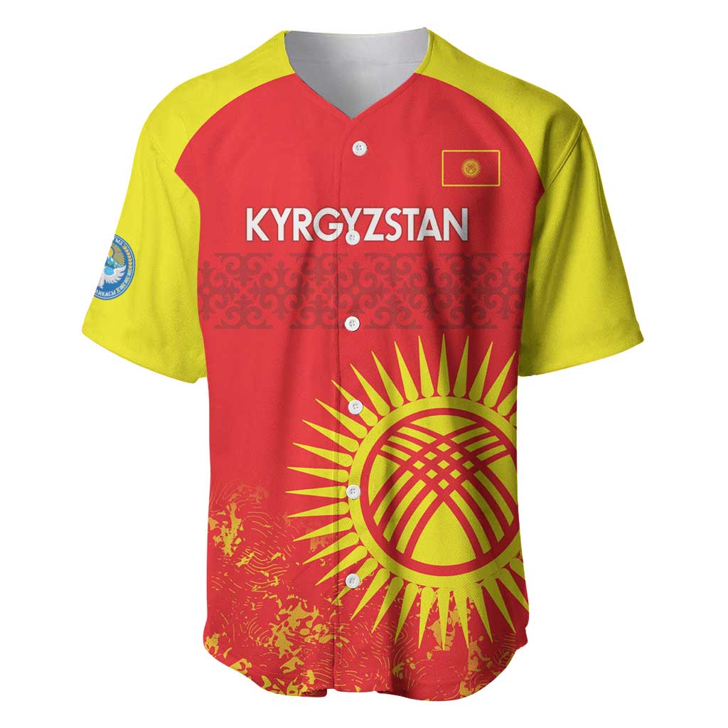 Custom Kyrgyzstan Football Baseball Jersey Go White Falcons Sporty Style - Wonder Print Shop