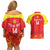 Custom Kyrgyzstan Football Couples Matching Off Shoulder Short Dress and Hawaiian Shirt Go White Falcons Sporty Style - Wonder Print Shop