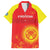 Custom Kyrgyzstan Football Family Matching Puletasi and Hawaiian Shirt Go White Falcons Sporty Style - Wonder Print Shop