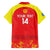 Custom Kyrgyzstan Football Family Matching Puletasi and Hawaiian Shirt Go White Falcons Sporty Style - Wonder Print Shop