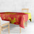 Custom Kyrgyzstan Football Tablecloth Go White Falcons Sporty Style