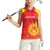 Custom Kyrgyzstan Football Women Sleeveless Polo Shirt Go White Falcons Sporty Style