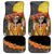 Mexico Dia De Los Muertos Car Mats Sugar Skull Sombrero Aztec Pattern - Wonder Print Shop