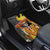 Mexico Dia De Los Muertos Car Mats Sugar Skull Sombrero Aztec Pattern - Wonder Print Shop