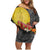 Mexico Dia De Los Muertos Family Matching Off Shoulder Short Dress and Hawaiian Shirt Sugar Skull Sombrero Aztec Pattern