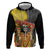 Mexico Dia De Los Muertos Hoodie Sugar Skull Sombrero Aztec Pattern