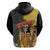 Mexico Dia De Los Muertos Hoodie Sugar Skull Sombrero Aztec Pattern