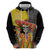 Mexico Dia De Los Muertos Hoodie Sugar Skull Sombrero Aztec Pattern