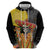 Mexico Dia De Los Muertos Hoodie Sugar Skull Sombrero Aztec Pattern