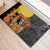 Mexico Dia De Los Muertos Rubber Doormat Sugar Skull Sombrero Aztec Pattern