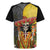 Mexico Dia De Los Muertos Rugby Jersey Sugar Skull Sombrero Aztec Pattern