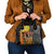 Mexico Dia De Los Muertos Shoulder Handbag Sugar Skull Sombrero Aztec Pattern