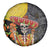 Mexico Dia De Los Muertos Spare Tire Cover Sugar Skull Sombrero Aztec Pattern