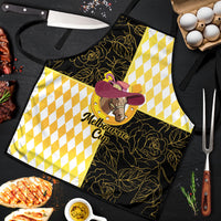 Melbourne Cup Australia Apron Diamond Horse Racing Silks Inspired Yellow