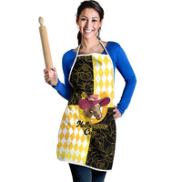 Melbourne Cup Australia Apron Diamond Horse Racing Silks Inspired Yellow