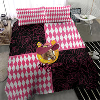 Melbourne Cup Australia Bedding Set Diamond Horse Racing Silks Inspired Pink