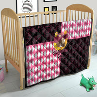 Melbourne Cup Australia Quilt Diamond Horse Racing Silks Inspired Pink