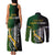 Personalised New Zealand and South Africa Rugby Couples Matching Tank Maxi Dress and Long Sleeve Button Shirt 2023 World Cup Final All Black Springboks Together - Wonder Print Shop