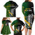 Personalised New Zealand and South Africa Rugby Family Matching Long Sleeve Bodycon Dress and Hawaiian Shirt 2023 World Cup Final All Black Springboks Together - Wonder Print Shop