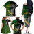 Personalised New Zealand and South Africa Rugby Family Matching Off Shoulder Long Sleeve Dress and Hawaiian Shirt 2023 World Cup Final All Black Springboks Together - Wonder Print Shop