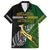 Personalised New Zealand and South Africa Rugby Family Matching Off Shoulder Long Sleeve Dress and Hawaiian Shirt 2023 World Cup Final All Black Springboks Together - Wonder Print Shop