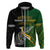 Personalised New Zealand and South Africa Rugby Hoodie 2023 World Cup Final All Black Springboks Together - Wonder Print Shop