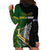 Personalised New Zealand and South Africa Rugby Hoodie Dress 2023 World Cup Final All Black Springboks Together - Wonder Print Shop