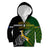 Personalised New Zealand and South Africa Rugby Kid Hoodie 2023 World Cup Final All Black Springboks Together - Wonder Print Shop