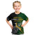 Personalised New Zealand and South Africa Rugby Kid T Shirt 2023 World Cup Final All Black Springboks Together - Wonder Print Shop