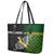 New Zealand and South Africa Rugby Leather Tote Bag 2023 World Cup Final All Black Springboks Together - Wonder Print Shop